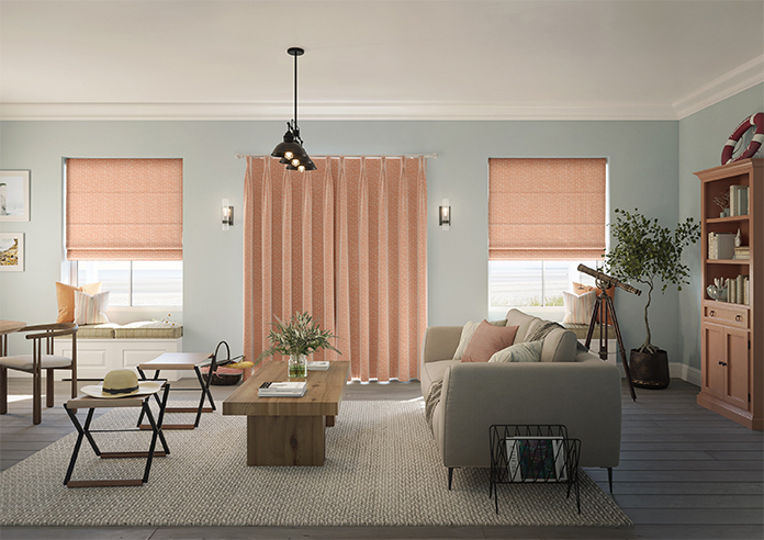 Rolling Hills Velvet, Apricot - Made to Measure Curtains - Image 15